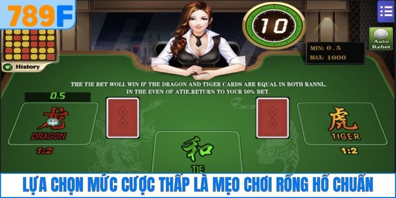 Cách Đánh Phỏm Rắn Và Bí Quyết Bách Thắng Cho Người Mới 3 Lựa chọn mức cược thấp là mẹo chơi Rồng Hổ chuẩn