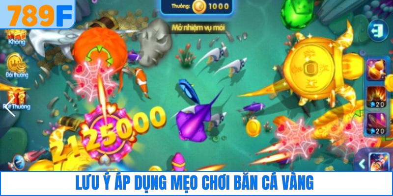 Bắn Cá Rùa Xanh – Săn Vật Phẩm Cực Xịn, Thưởng Cực Đã 5 Lưu ý quan trọng khi áp dụng mẹo chơi bắn cá vàng