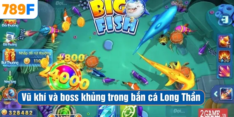 Mẹo Chơi Bắn Cá Vàng - Chiến Thuật Săn Thưởng Hiệu Quả 3 Vũ khí và boss khủng trong bắn cá long thần
